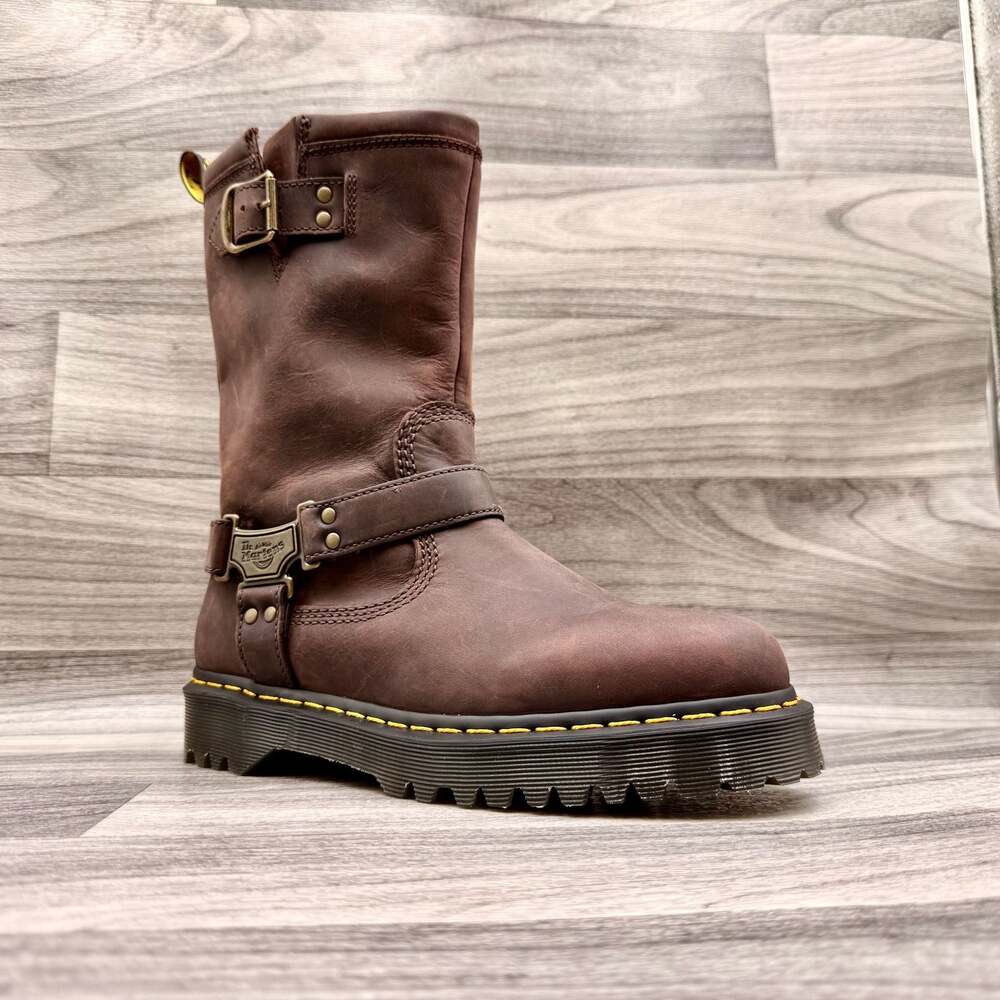 Dr. Martens Anistone Hi Pull On Boot in Brown